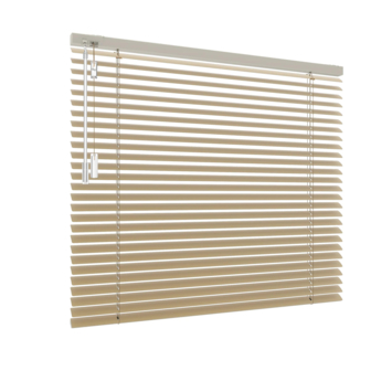 GAMMA aluminium jaloezie draaikiepraam kunststof of aluminium 5137 oker 25 mm op maat