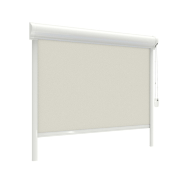 Store enrouleur GAMMA fenêtre oscillo-battante en PVC ou aluminium 1065 beige translucide sur mesure