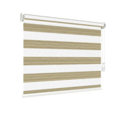 GAMMA duo rolgordijn gewoon raam 4029 bamboe bruin lichtdoorlatend op maat