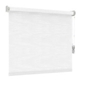 Store enrouleur GAMMA fenêtre fixe 1082 blanc translucide sur mesure