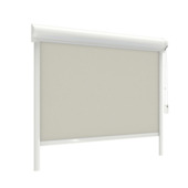 Store enrouleur GAMMA fenêtre oscillo-battante en PVC ou aluminium 1161 taupe clair occultant sur mesure