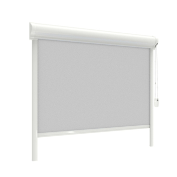 Store enrouleur GAMMA fenêtre oscillo-battante en PVC ou aluminium 1064 blanc translucide sur mesure