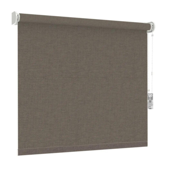 GAMMA rolgordijn draaikiepraam hout 1183 bruin verduisterend op maat