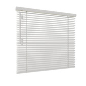 GAMMA houten jaloezie vast raam 6006 crème 25 mm