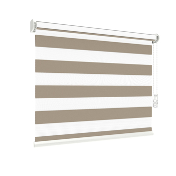GAMMA duo rolgordijn gewoon raam 4027 taupe lichtdoorlatend op maat