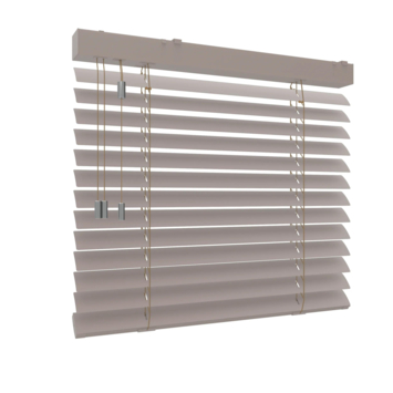 GAMMA aluminium jaloezie gewoon raam 5234 donker taupe 50mm op maat