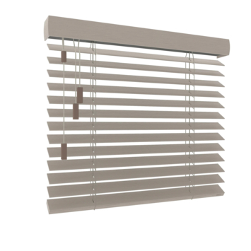GAMMA houten jaloezie gewoon raam 6137 licht taupe 50mm op maat