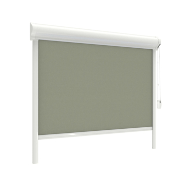 Store enrouleur GAMMA fenêtre oscillo-battante en PVC ou aluminium 1170 vert occultant sur mesure