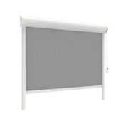 GAMMA rolgordijn draaikiepraam kunststof of aluminium 1156 donker grijs verduisterend op maat