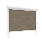 Store enrouleur GAMMA fenêtre oscillo-battante en PVC ou aluminium 1072 brun clair translucide sur mesure