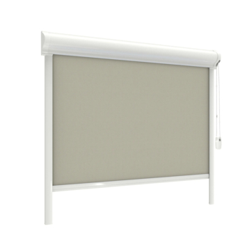 GAMMA rolgordijn draaikiepraam kunststof of aluminium 1154 beige verduisterend op maat