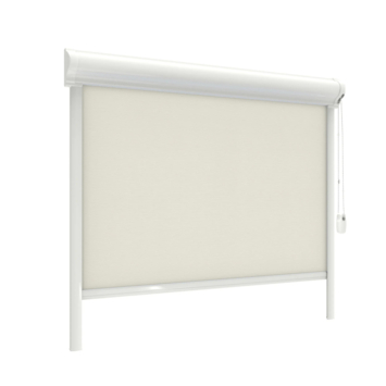 Store enrouleur GAMMA fenêtre oscillo-battante en PVC ou aluminium 1077 beige translucide sur mesure