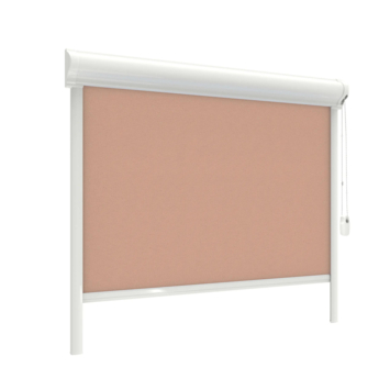 Store enrouleur GAMMA fenêtre oscillo-battante en PVC ou aluminium 1086 rose translucide sur mesure