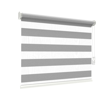 GAMMA duo rolgordijn lichtdoorlatend vast raam 4005 grijs