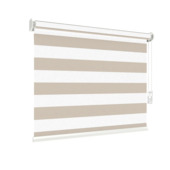 GAMMA duo rolgordijn gewoon raam 4024 taupe lichtdoorlatend op maat