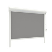 Store enrouleur GAMMA fenêtre oscillo-battante en PVC ou aluminium 1168 gris foncé occultant sur mesure