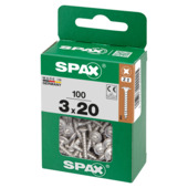 Vis à tête bombée Spax 3x20 mm 100 pièces