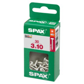 Spax schroef bolkop wirox 3x10 mm 30 stuks