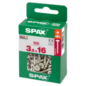 Spax schroef bolkop wirox 3,5x16 mm 100 stuks