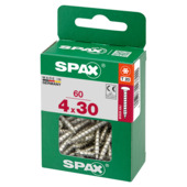 Vis à tête boule Spax wirox 4x30 mm 60 pièces