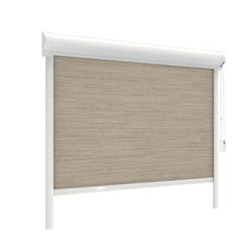 GAMMA rolgordijn draaikiepraam kunststof of aluminium 1071 bruin lichtdoorlatend op maat