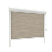 Store enrouleur GAMMA fenêtre oscillo-battante en PVC ou aluminium 1071 brun translucide sur mesure