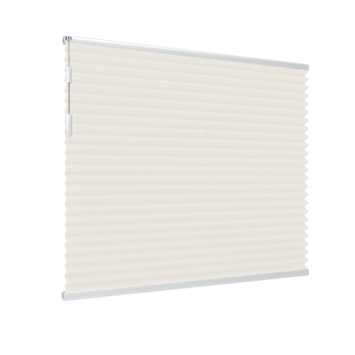 GAMMA enkel plisségordijn gewoon raam 7228 wit lichtdoorlatend op maat