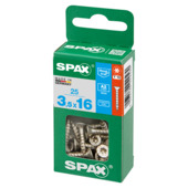 Vis inox A2 T-Star Spax 3,5x16 mm 25 pièces