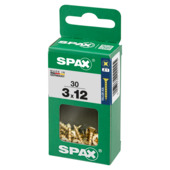 Spax schroef pozi yellox 3x12 mm 30 stuks
