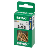 Spax schroef pozi yellox 3x25 mm 25 stuks