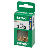 Spax schroef pozi yellox 3,5x12 mm 25 stuks