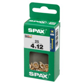 Spax schroef pozi yellox 4x12 mm 25 stuks
