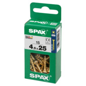 Spax schroef pozi yellox 4,5x25 mm 15 stuks