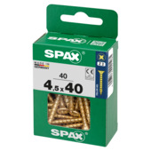Spax schroef pozi geel 4,5x40 mm 40 stuks