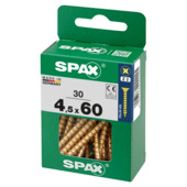Spax schroef pozi geel 4,5x60 mm 30 stuks