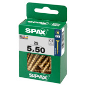 Spax schroef pozi geel 5x50 mm 25 stuks