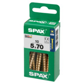 Spax schroef pozi geel 5x70 mm 10 stuks