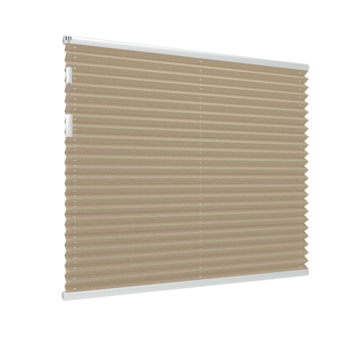 Store plissé simple GAMMA fenêtre fixe 7218 beige translucide sur mesure