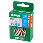 Vis inox A2 T-Star Spax 5x60 mm 25 pièces