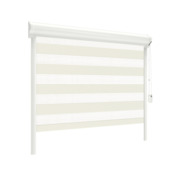 GAMMA duo rolgordijn draaikiepraam kunststof of aluminium 4022 wit lichtdoorlatend op maat