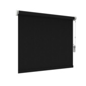 GAMMA rolgordijn verduisterend draaikiepraam hout 1128 zwart