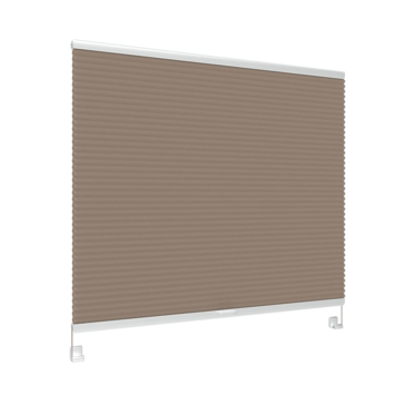 GAMMA double store plissé fenêtre oscillo-battante pvc ou alu 8204 terracotta