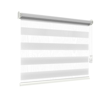 GAMMA duo rolgordijn lichtdoorlatend vast raam 4001 wit