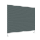 GAMMA double store plissé fenêtre oscillo-battante pvc ou alu 8215 gris