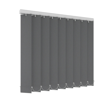 GAMMA stoffen lamellen lichtdoorlatend vast raam 3007 donkergrijs