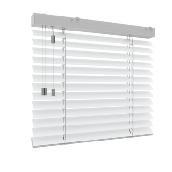 GAMMA aluminium jaloezie vast raam 5226 mat wit 50 mm