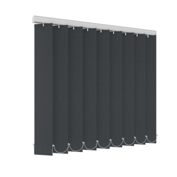 GAMMA stoffen lamellen lichtdoorlatend vast raam 3008 antraciet