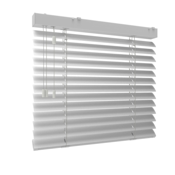 GAMMA aluminium jaloezie vast raam 5202 mat wit 50 mm