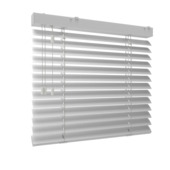 GAMMA aluminium jaloezie vast raam 5202 mat wit 50 mm