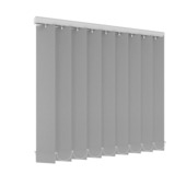 GAMMA stoffen lamellen lichtdoorlatend vast raam 3006 lichtgrijs